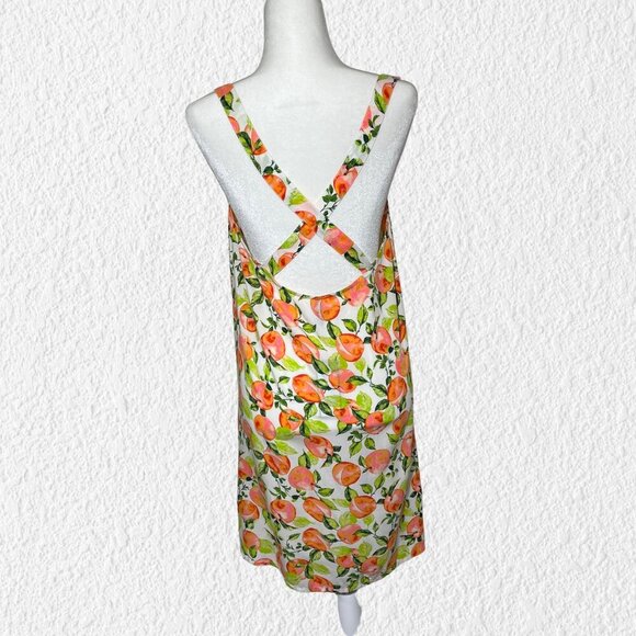 BCBG PARIS Womens Swim Cover Peach Print Size Small Medium NWT - Picture 2 of 10